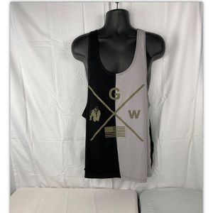 Gorilla Wear Black/ Gray Tank Top  Men’s Size 2XL.